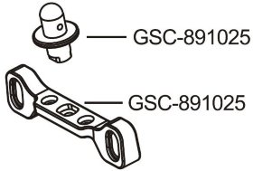 CNC Front Upper Arm Holder - GSC-891025