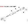CMX Alum. link set (242mm) (silver) - MST-210536S