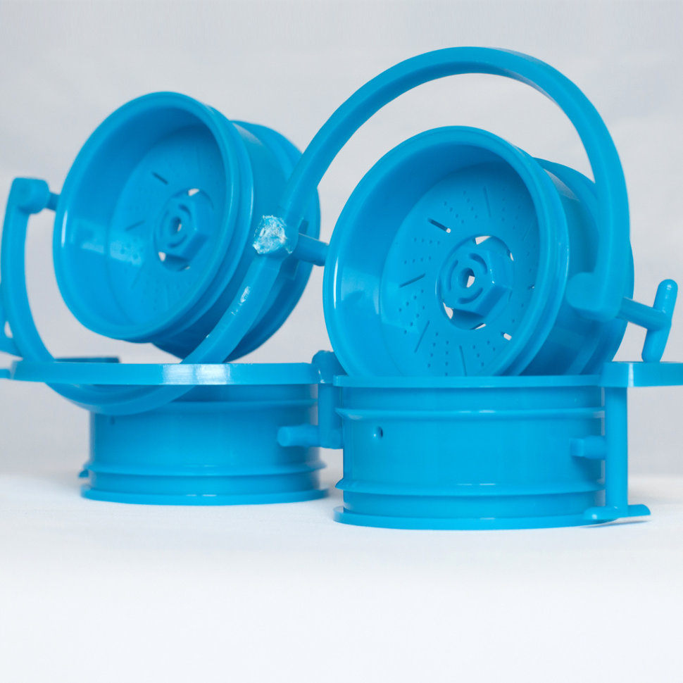 Колеса к радиоуправляемым машинам Комплект дисков (4шт.), синие